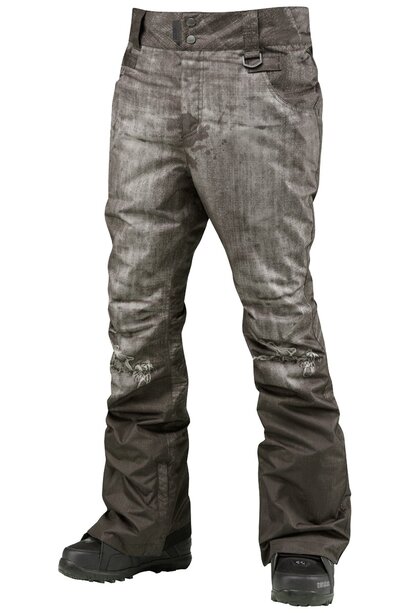 Westbeach  Longhorn  Pants  Black  Dirty  Denim