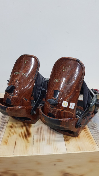 Option  Contact  Snowboard  Bindings  -  Used